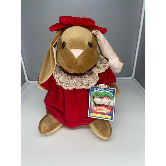 Vintage 1985 Commonwealth Mrs. Velveteen Rabbit Ears Plush Toys R Us Exclusive* - Picture 1 of 11
